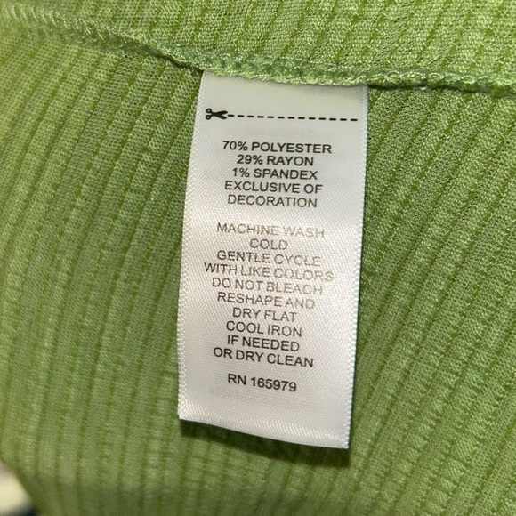 Cable & Gauge Green Textured Button Down Shirt - Picture 4 of 6